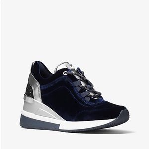 Michael Kors velvet trainers
